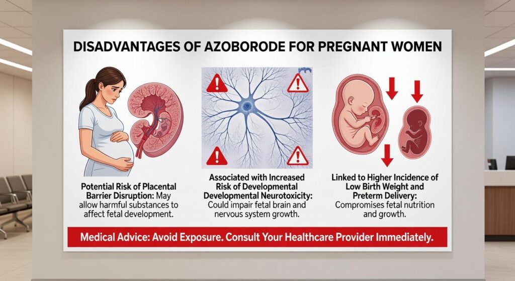 disadvantages of azoborode for pregnant women