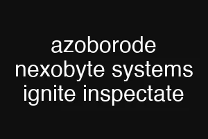 azoborode nexobyte systems ignite inspectate