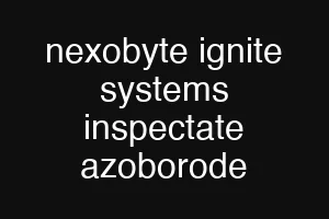 nexobyte ignite systems inspectate azoborode